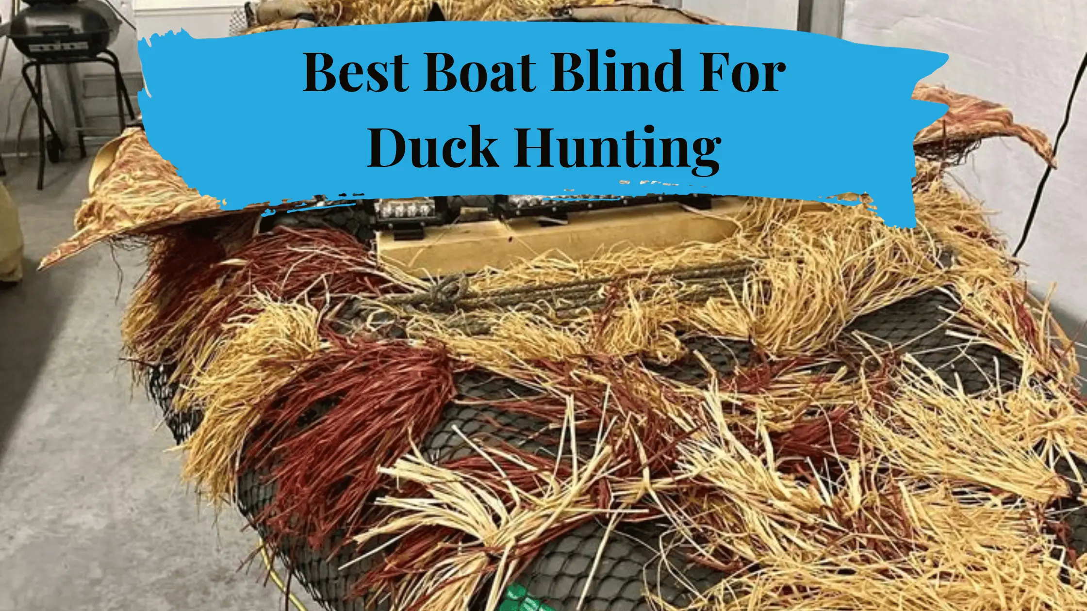 Best Boat Blind For Duck Hunting