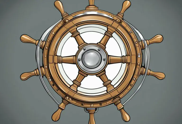 ships steering wheel